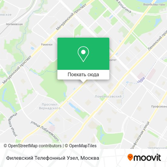Карта Филевский Телефонный Узел