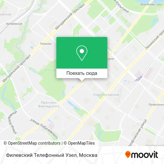 Карта Филевский Телефонный Узел