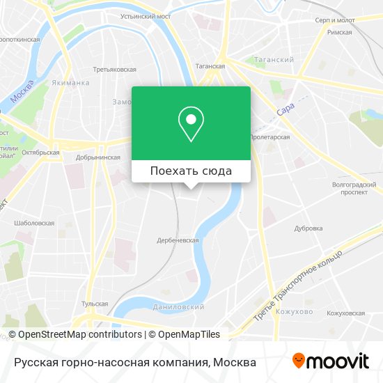 Карта Русская горно-насосная компания