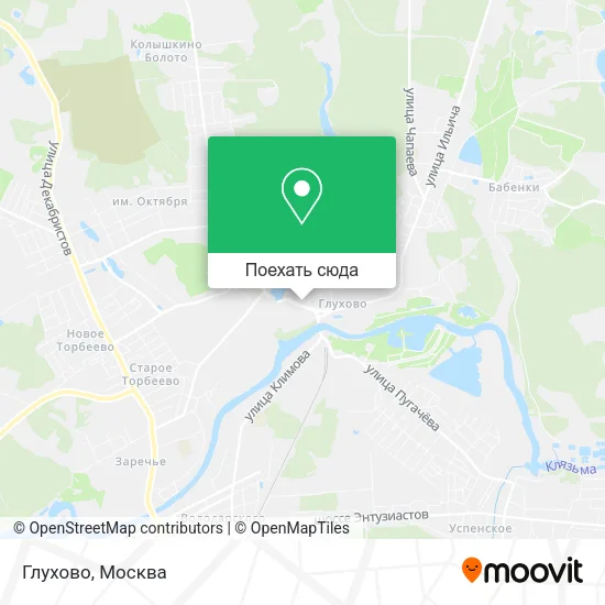 Карта Глухово