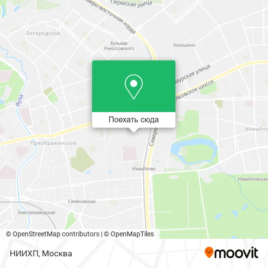 Карта НИИХП