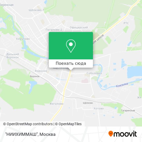 Карта "НИИХИММАШ"