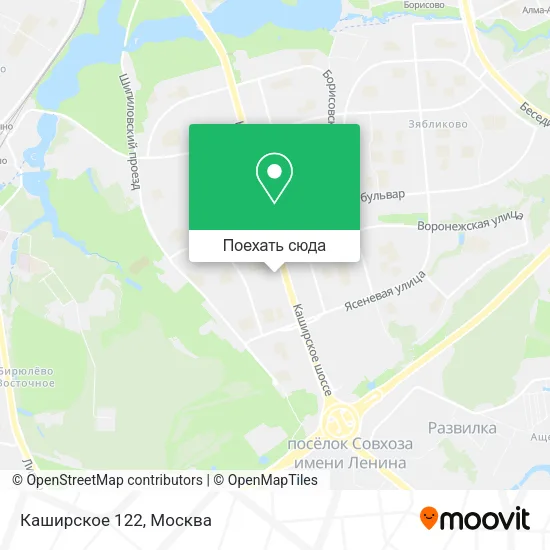 Карта Каширское 122