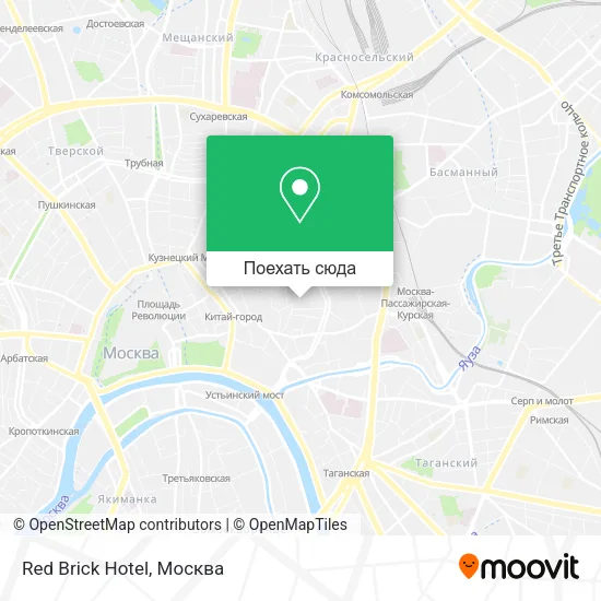 Карта Red Brick Hotel