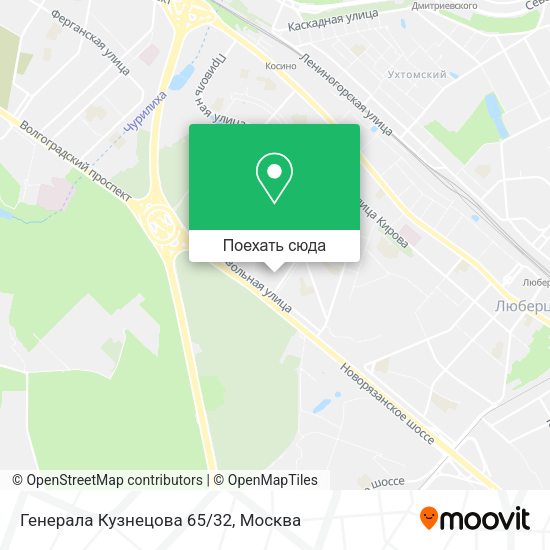 Карта Генерала Кузнецова 65/32