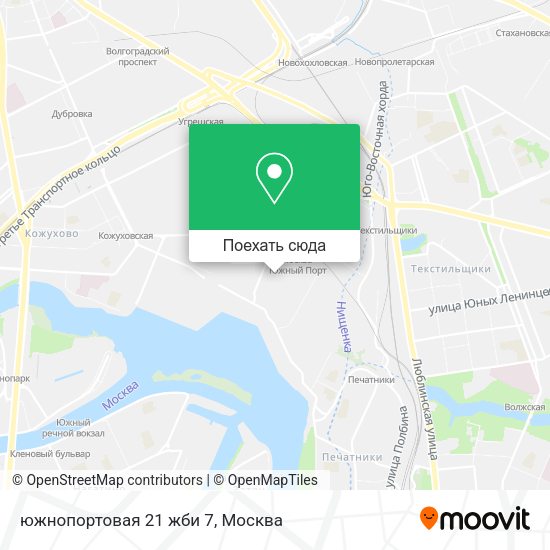 Карта южнопортовая 21 жби 7