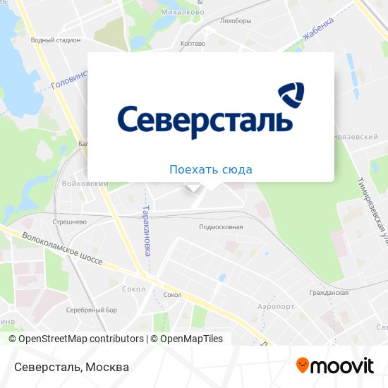 Карта Северсталь