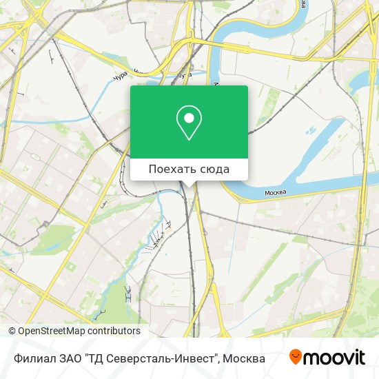Карта Филиал ЗАО "ТД Северсталь-Инвест"