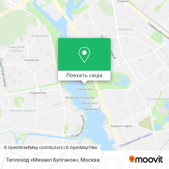 Карта Теплоход «Михаил Булгаков»