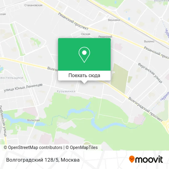 Карта Волгоградский 128/5