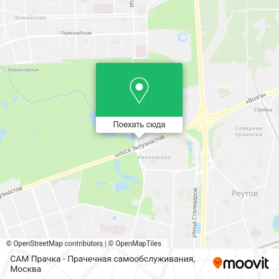Карта САМ Прачка - Прачечная самообслуживания