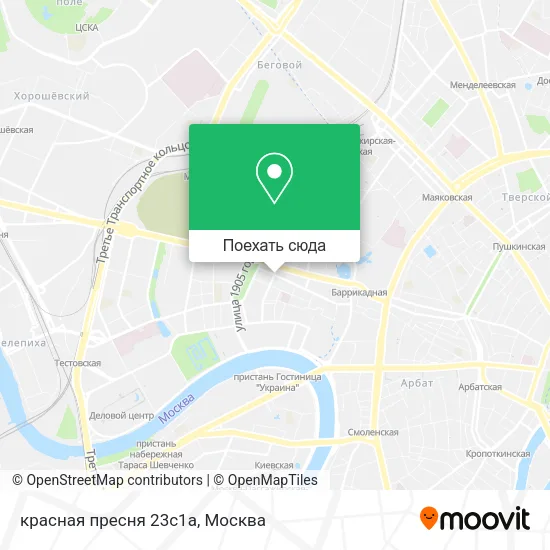Карта красная пресня 23с1а