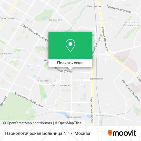 Карта Наркологическая Больница N 17