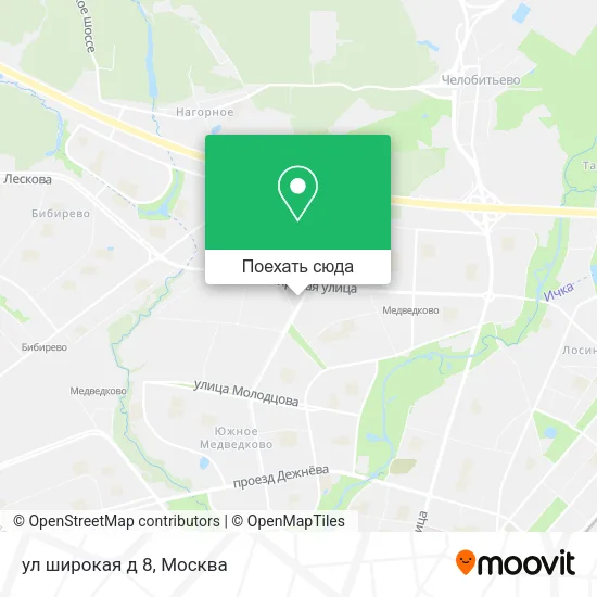 Карта ул широкая д 8