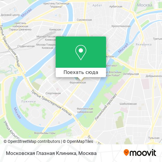 Карта Московская Глазная Клиника
