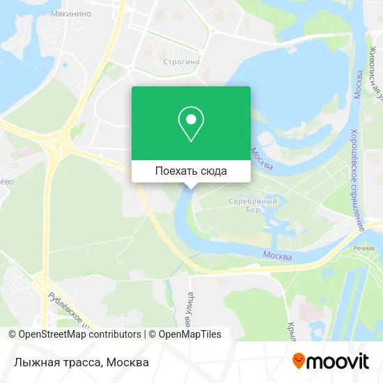 Карта Лыжная трасса