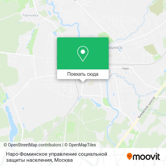 Карта Наро-Фоминское управление социальной защиты населения