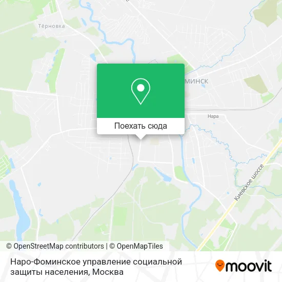 Карта Наро-Фоминское управление социальной защиты населения
