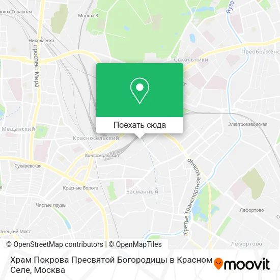 Карта Храм Покрова Пресвятой Богородицы в Красном Селе