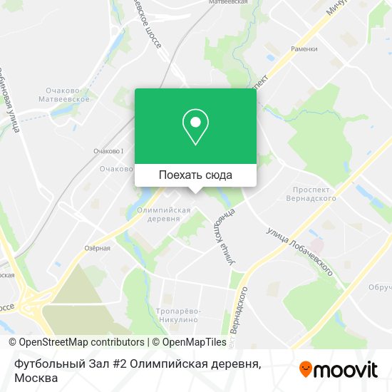 Карта Футбольный Зал #2 Олимпийская деревня