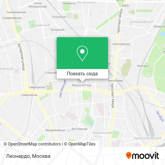 Карта Леонардо