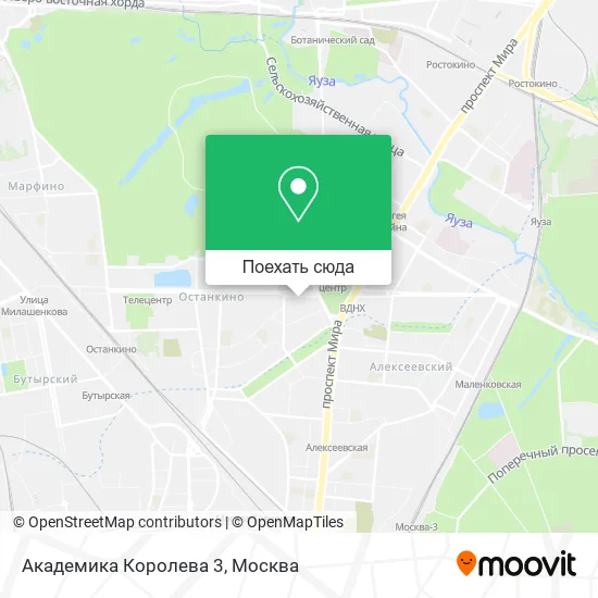 Карта Академика Королева 3