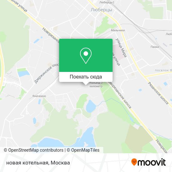 Карта новая котельная