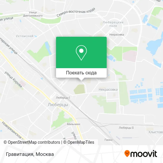 Карта Гравитация