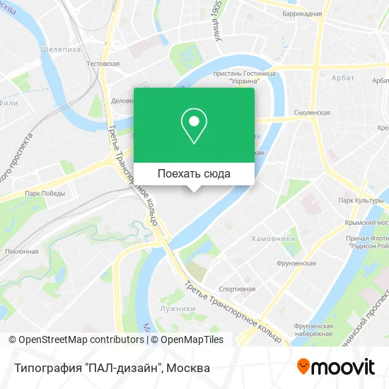 Карта Типография "ПАЛ-дизайн"