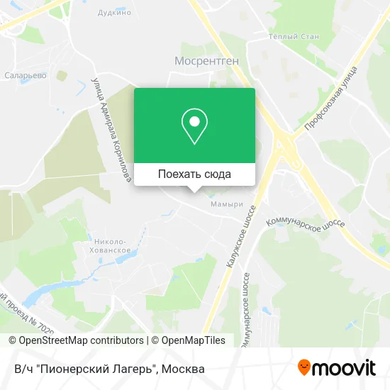 Карта В/ч "Пионерский Лагерь"