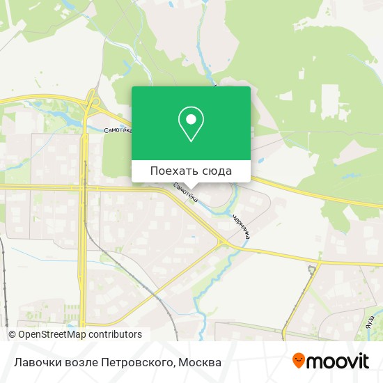 Карта Лавочки возле Петровского