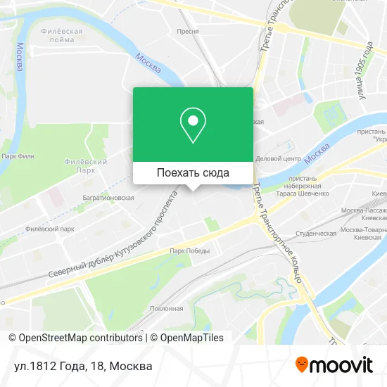 Карта ул.1812 Года, 18