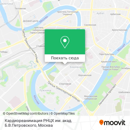 Карта Кардиореанимация РНЦХ им. акад. Б.В.Петровского