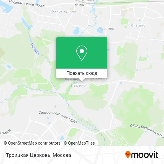 Карта Троицкая Церковь