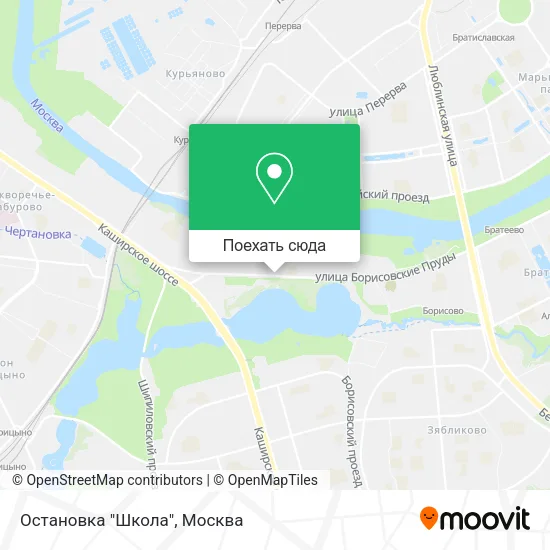 Карта Остановка "Школа"