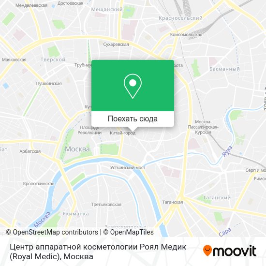 Карта Центр аппаратной косметологии Роял Медик (Royal Medic)