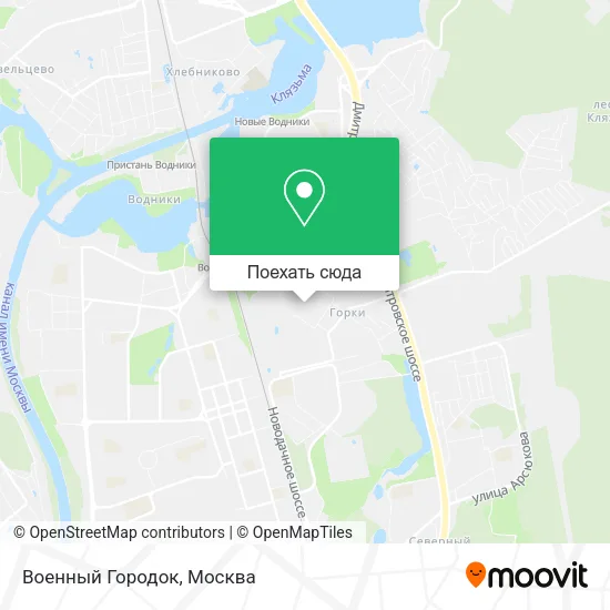Карта Военный Городок