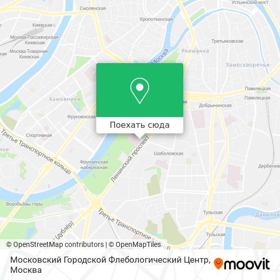 Карта Московский Городской Флебологический Центр