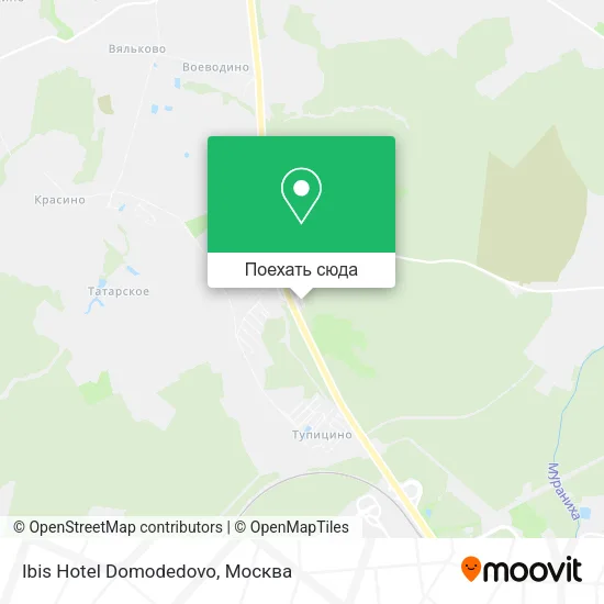 Карта Ibis Hotel Domodedovo