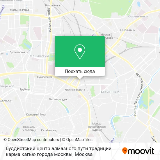 Карта буддистский центр алмазного пути традиции карма кагью города москвы