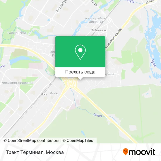 Карта Тракт Терминал
