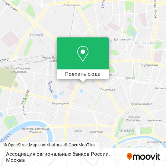 Карта Ассоциация региональных банков России