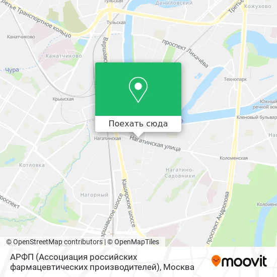 Карта АРФП (Ассоциация российских фармацевтических производителей)