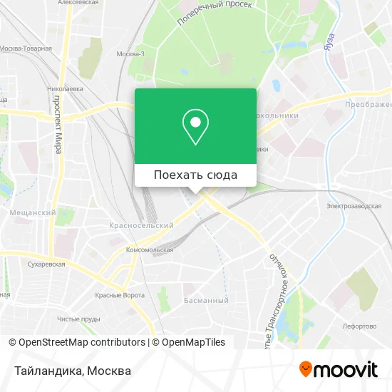 Карта Тайландика