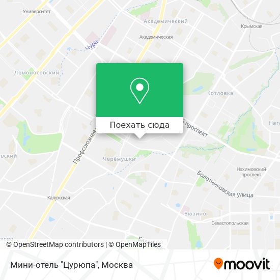 Карта Мини-отель "Цурюпа"