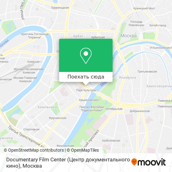 Карта Documentary Film Center (Центр документального кино)