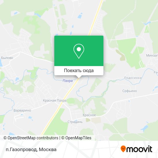Карта п.Газопровод