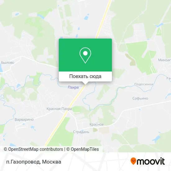 Карта п.Газопровод