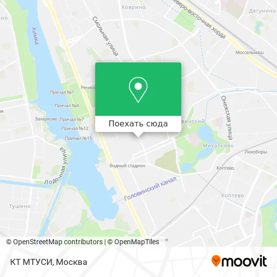 Карта КТ МТУСИ