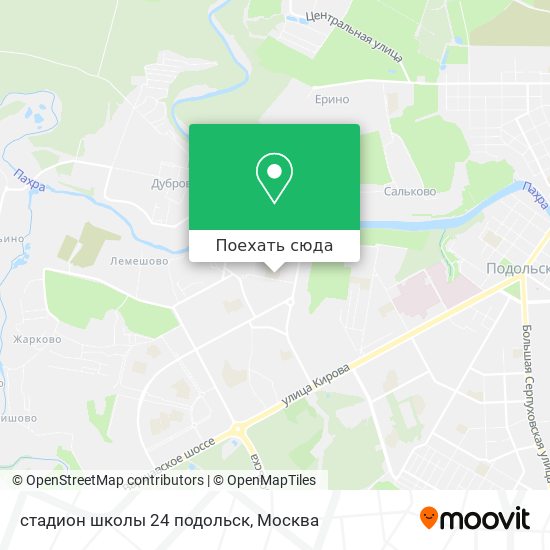 Карта стадион школы 24 подольск